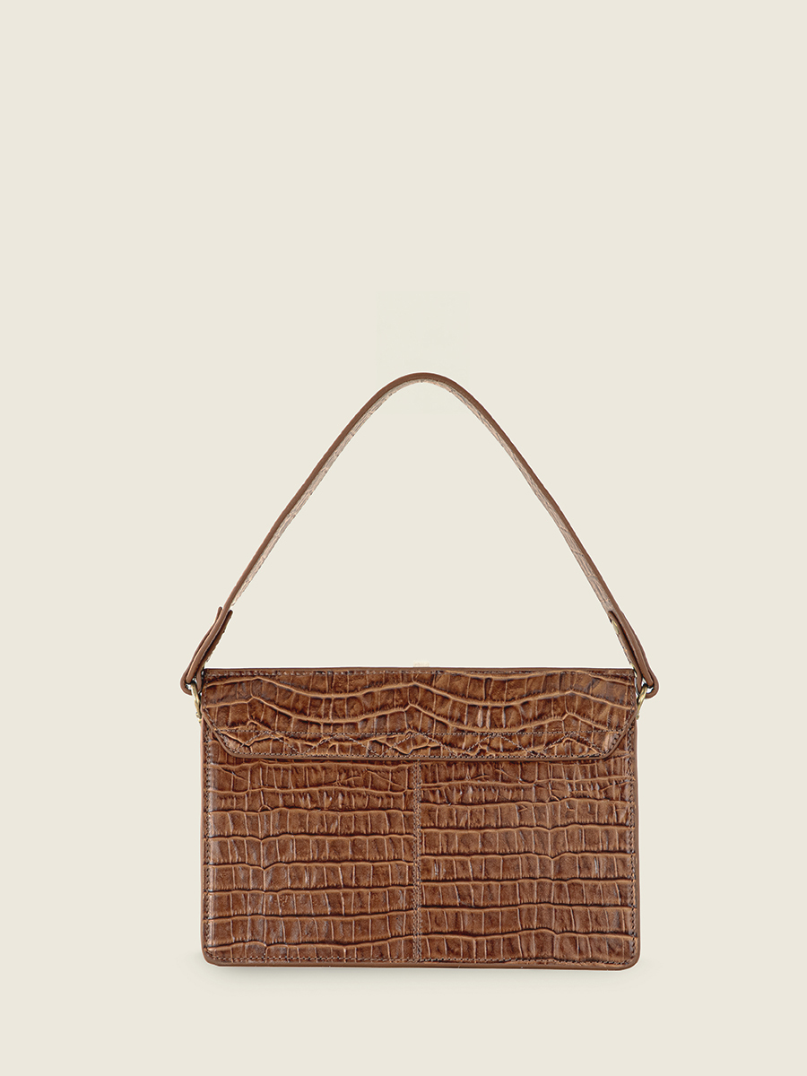 photo-vue-dos-sac-baguette-cuir-marron-gabrielle-heritage-marron-glace-paul-marius-w42-cr-db