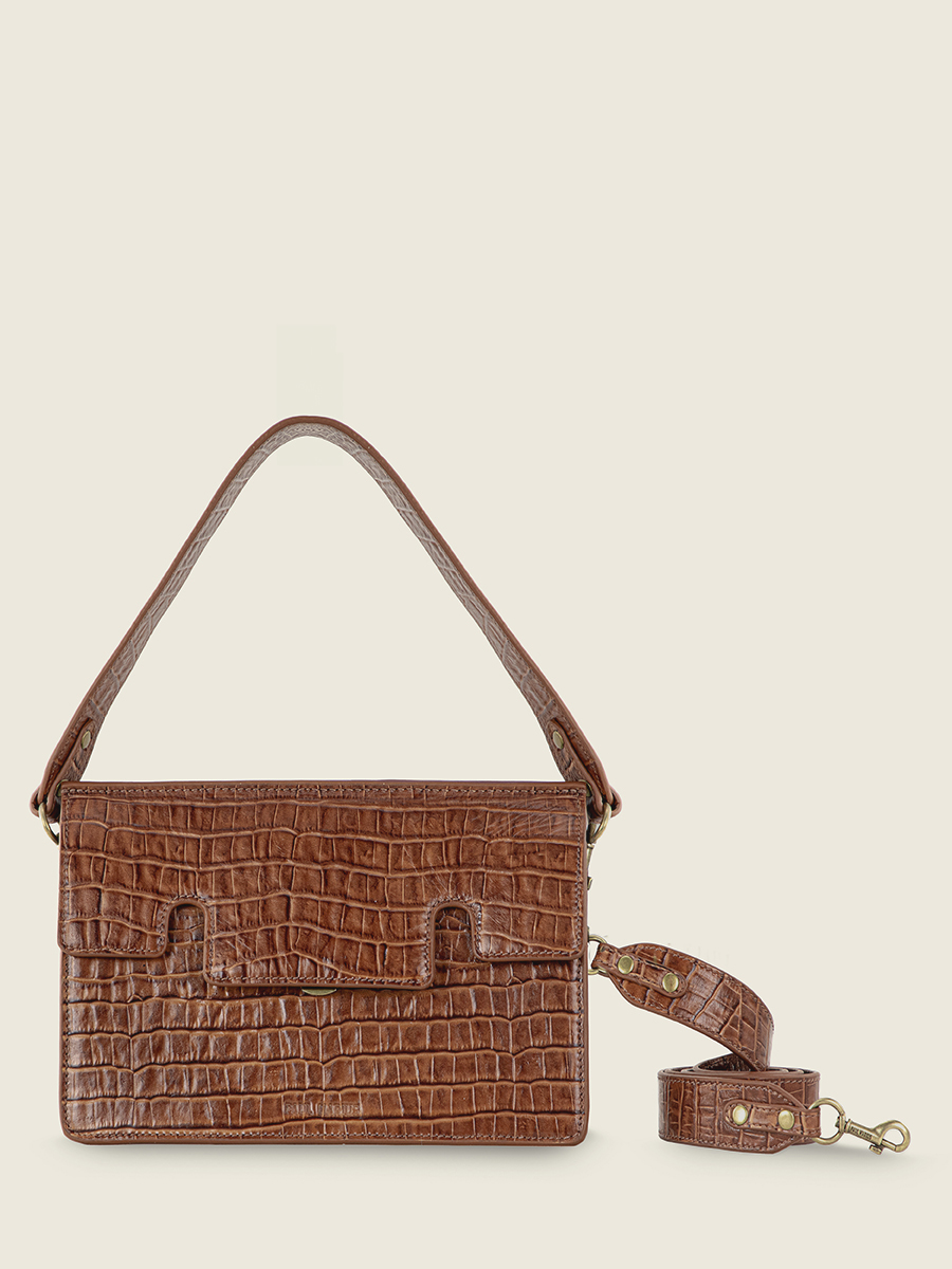 photo-vue-face-sac-baguette-cuir-marron-gabrielle-heritage-marron-glace-paul-marius-w42-cr-db