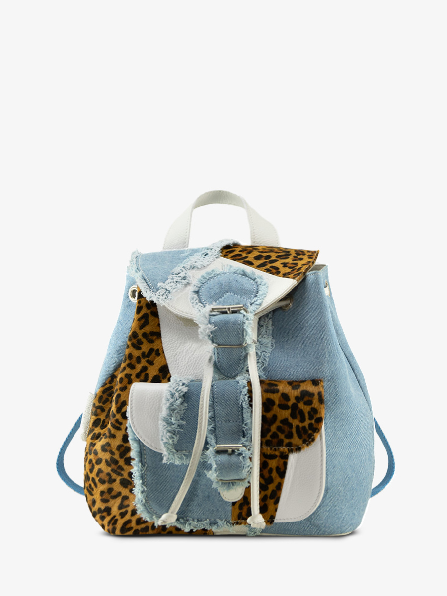 photo-vue-cote-sac-dos-cuir-leopard-blanc-lebaroudeur-chimere-denim-blanc-paul-marius-m40-ch-w-denim