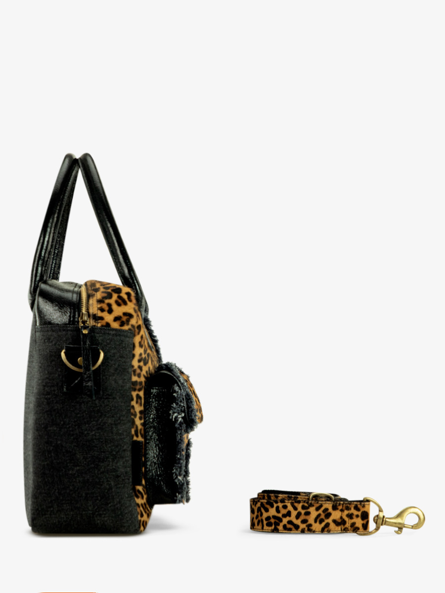 photo-vue-dos-sac-main-cuir-noir-leopard-ledandy-chimere-denim-noir-paul-marius-w04-ch-b-denim