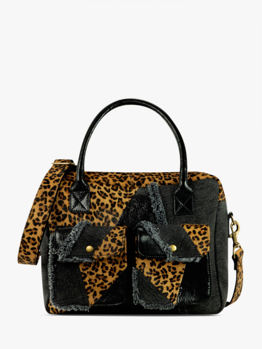 photo-vue-cote-sac-main-cuir-noir-leopard-ledandy-chimere-denim-noir-paul-marius-w04-ch-b-denim