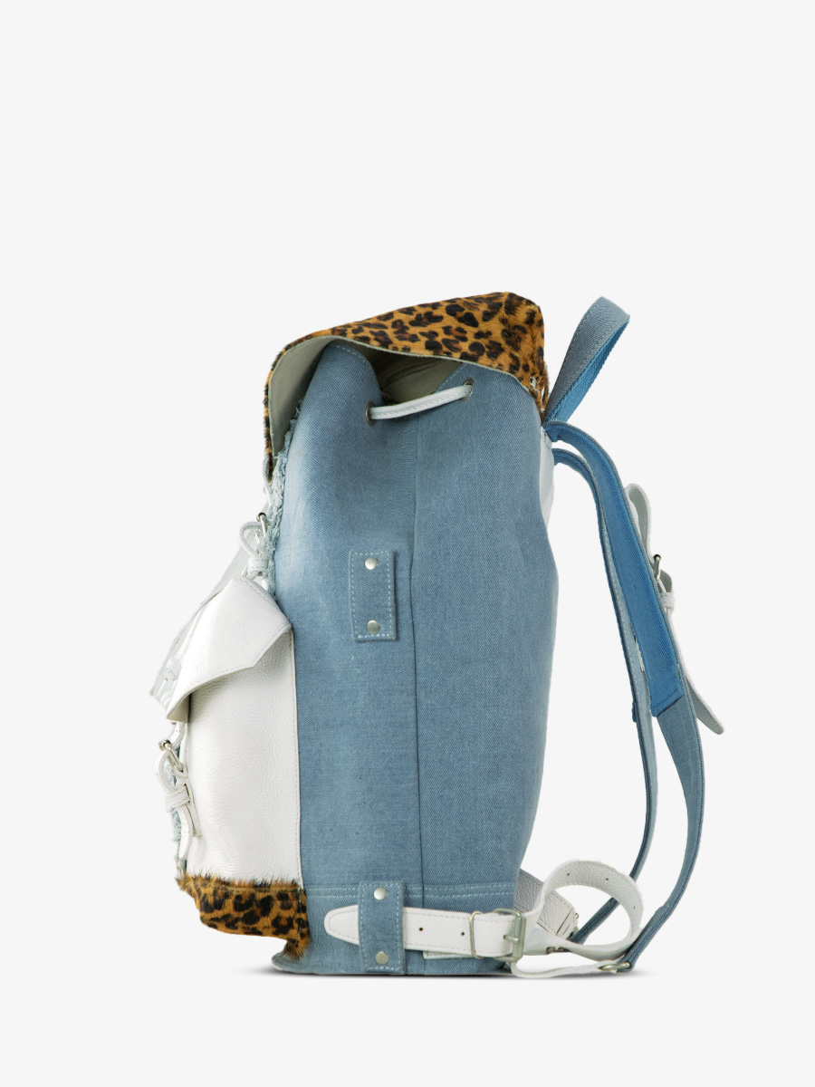 photo-vue-de-dos-sac-a-dos-cuir-leopard-blanc-monlegionnaire-chimere-denim-blanc-paul-marius-bbp-ch-w-denim